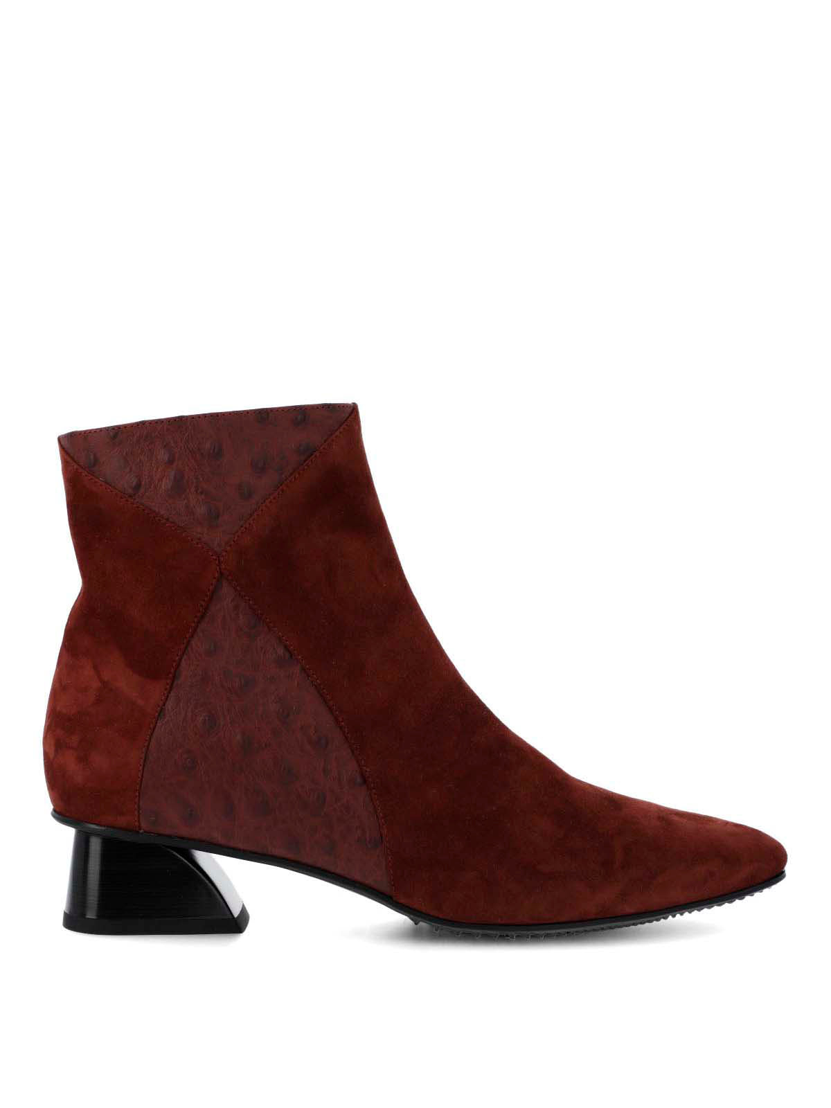 Botin Brunate Cuero Mujer Pinedo Burdeo-Hush Puppies Chile