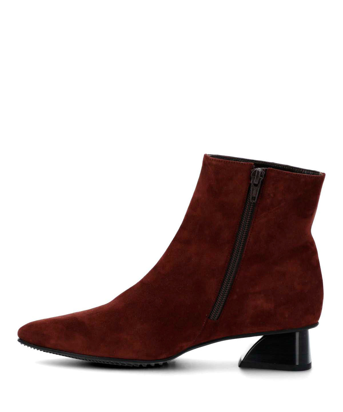 Botin Brunate Cuero Mujer Pinedo Burdeo-Hush Puppies Chile