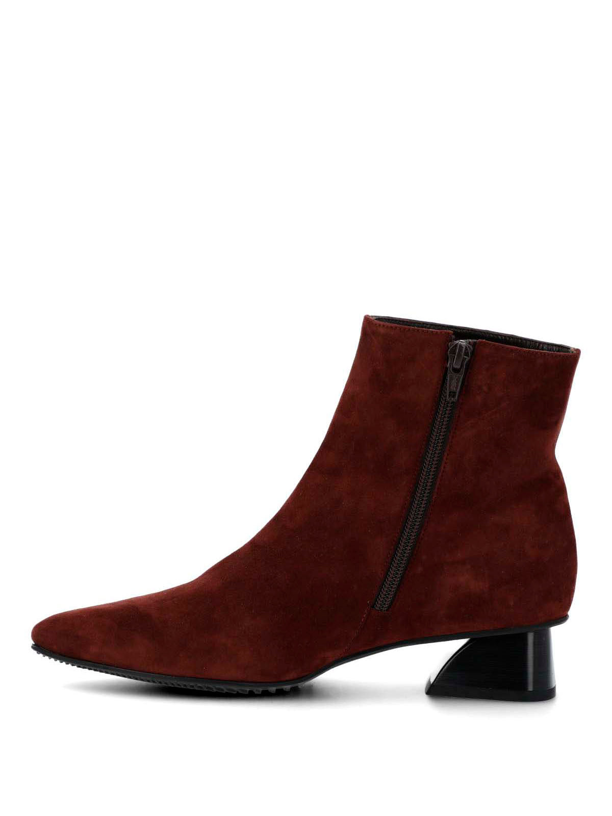 Botin Brunate Cuero Mujer Pinedo Burdeo-Hush Puppies Chile