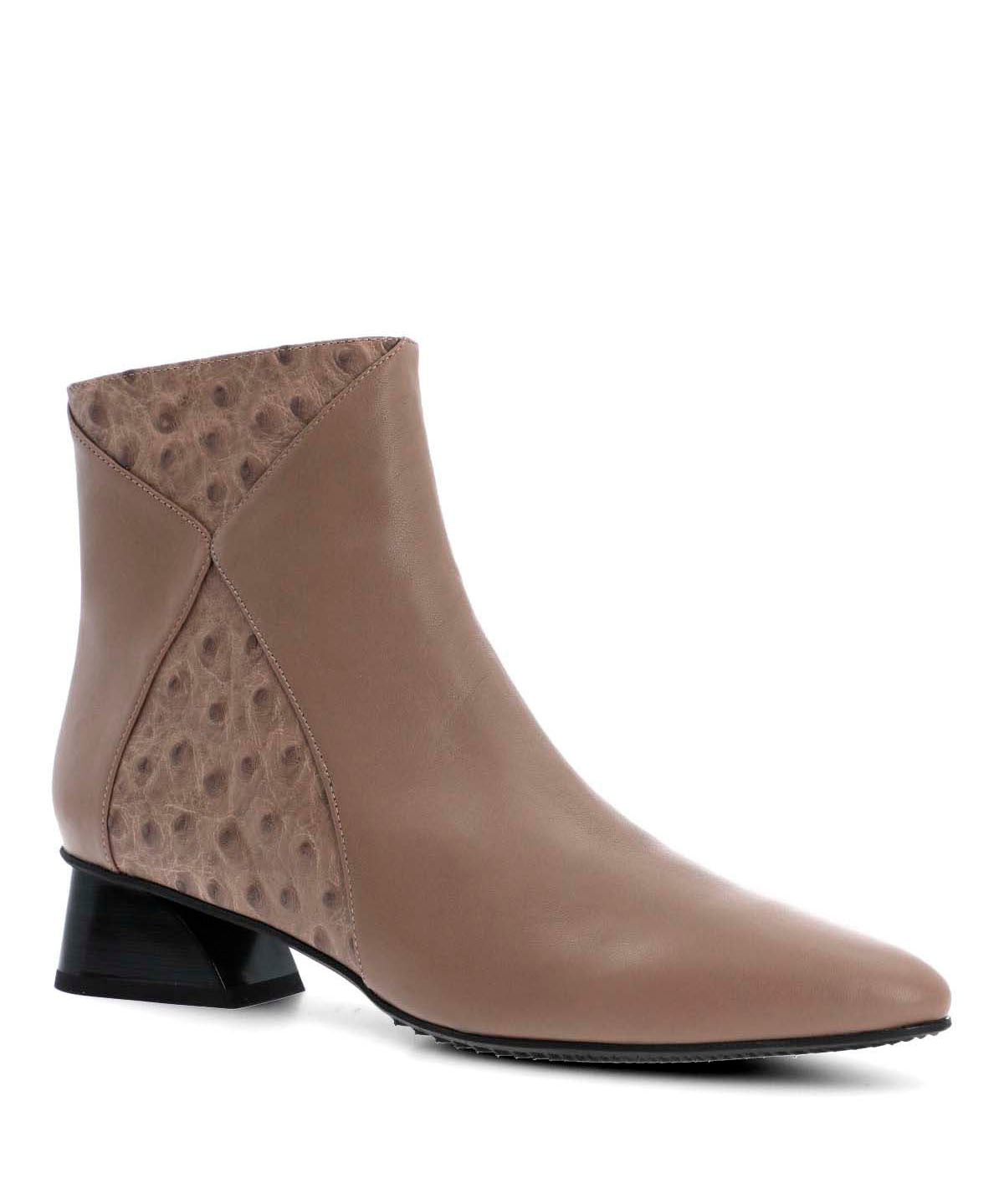 Botin Brunate Cuero Mujer Pinedo Café-Hush Puppies Chile