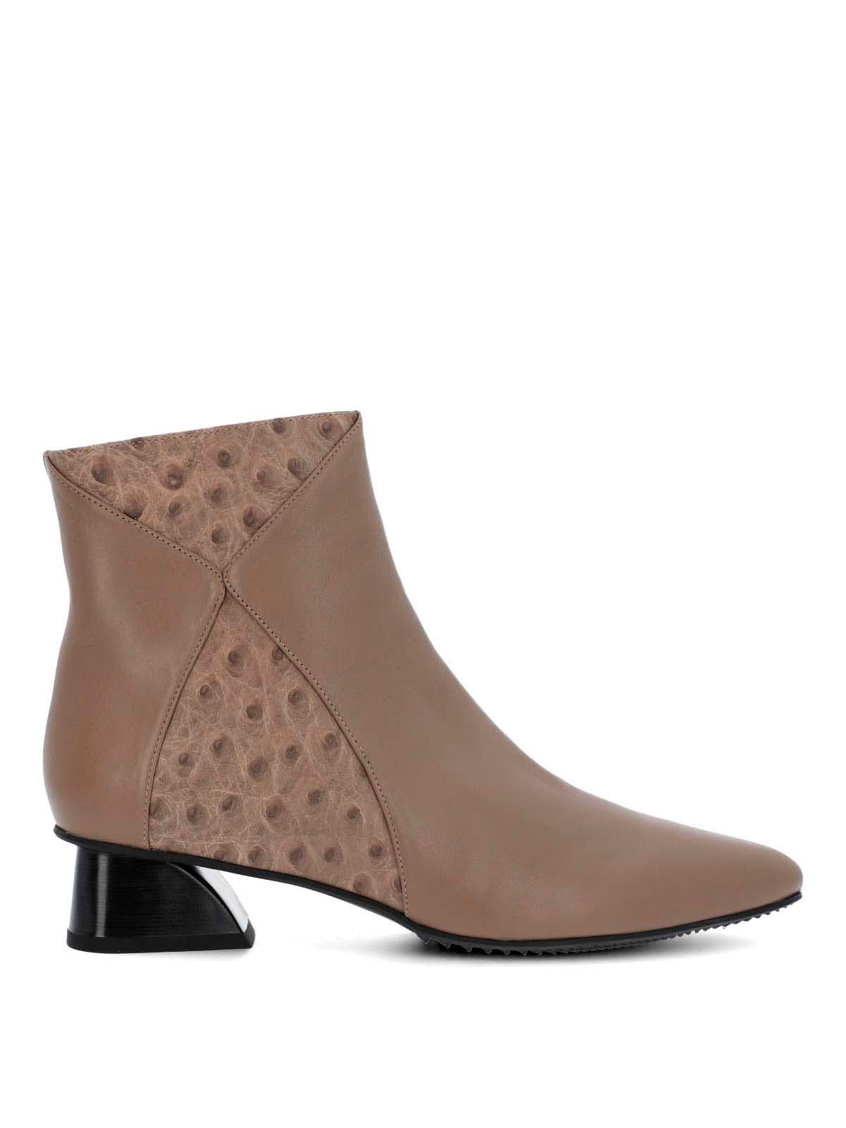Botin Brunate Cuero Mujer Pinedo Café-Hush Puppies Chile