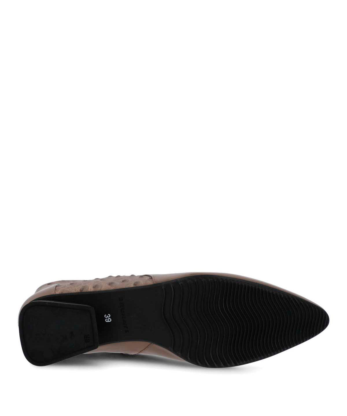 Botin Brunate Cuero Mujer Pinedo Café-Hush Puppies Chile