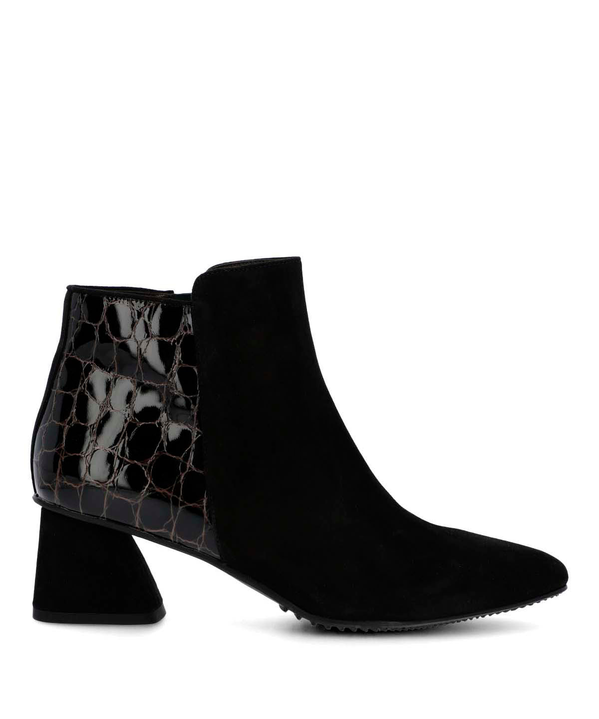 Botin Brunate Cuero Mujer Naville Negro-Hush Puppies Chile