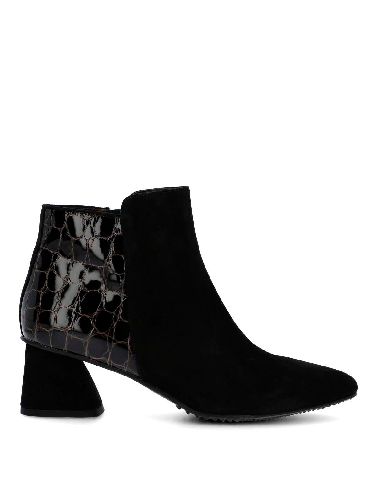 Botin Brunate Cuero Mujer Naville Negro-Hush Puppies Chile