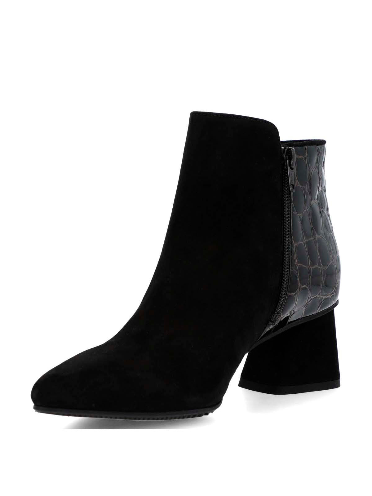 Botin Brunate Cuero Mujer Naville Negro-Hush Puppies Chile