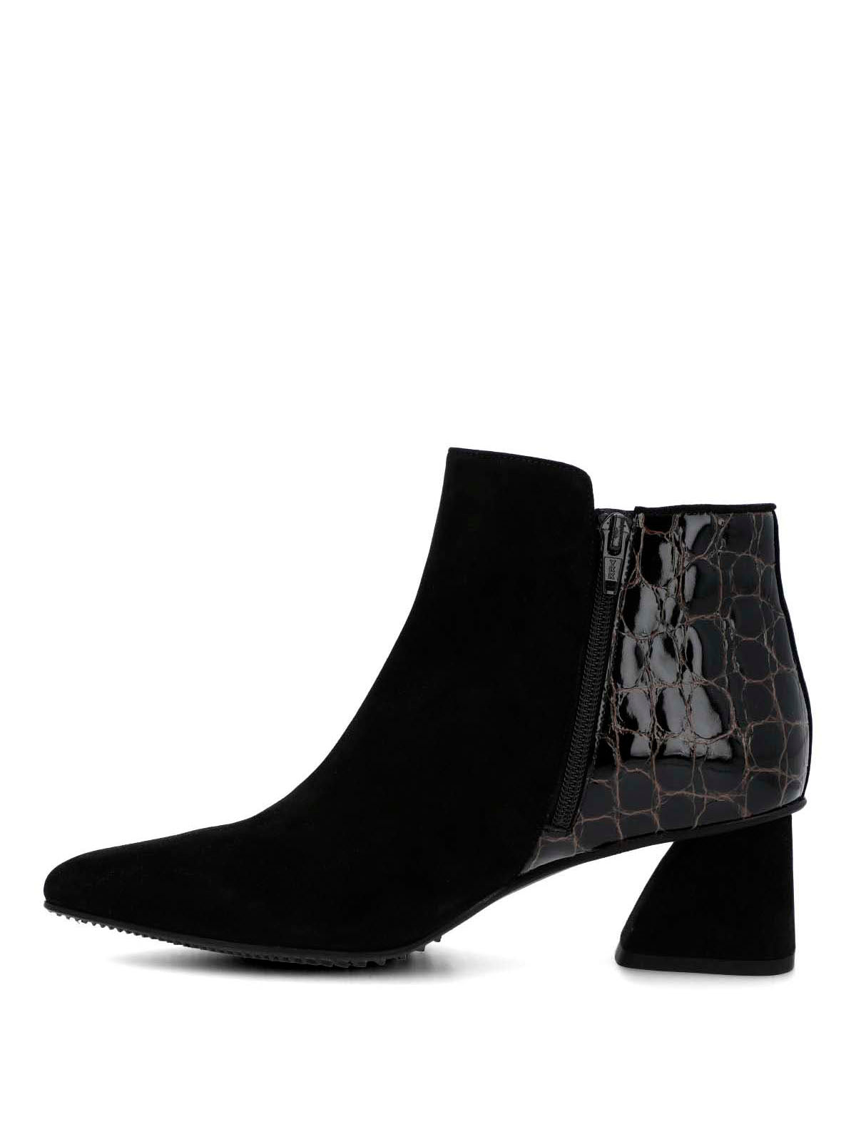 Botin Brunate Cuero Mujer Naville Negro-Hush Puppies Chile