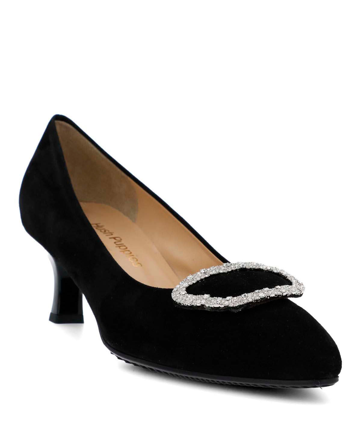 Zapato Brunate Cuero Mujer Merici Negro-Hush Puppies Chile