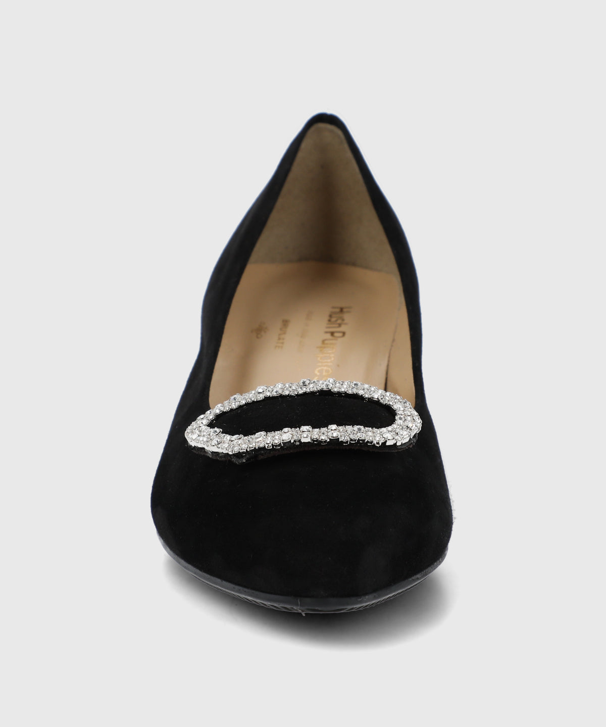 Zapato Brunate Cuero Mujer Merici Negro-Hush Puppies Chile
