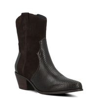 Bota Cuero Mujer Varca Metalizada