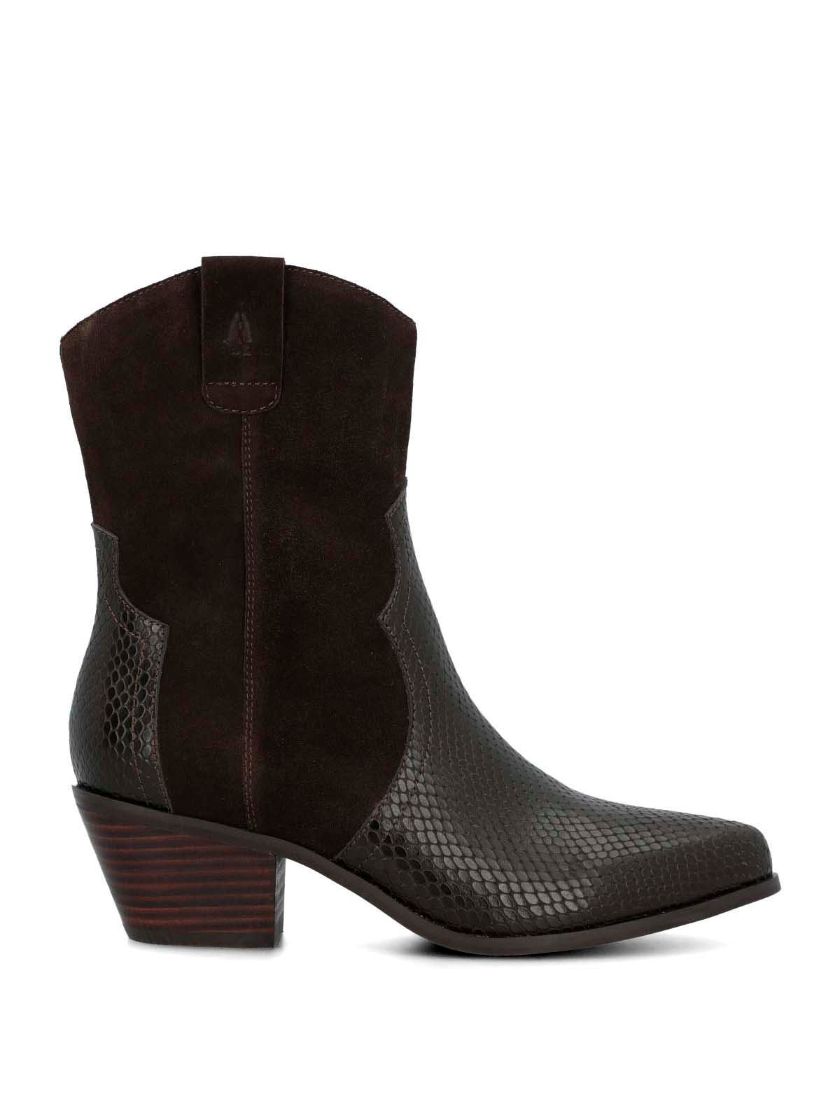 Bota Cuero Mujer Varca Metalizada
