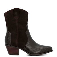 Bota Cuero Mujer Varca Metalizada