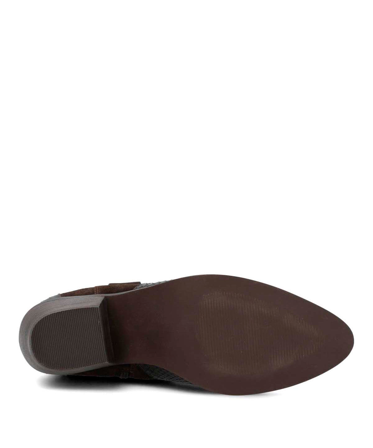 Bota Cuero Mujer Varca Metalizada