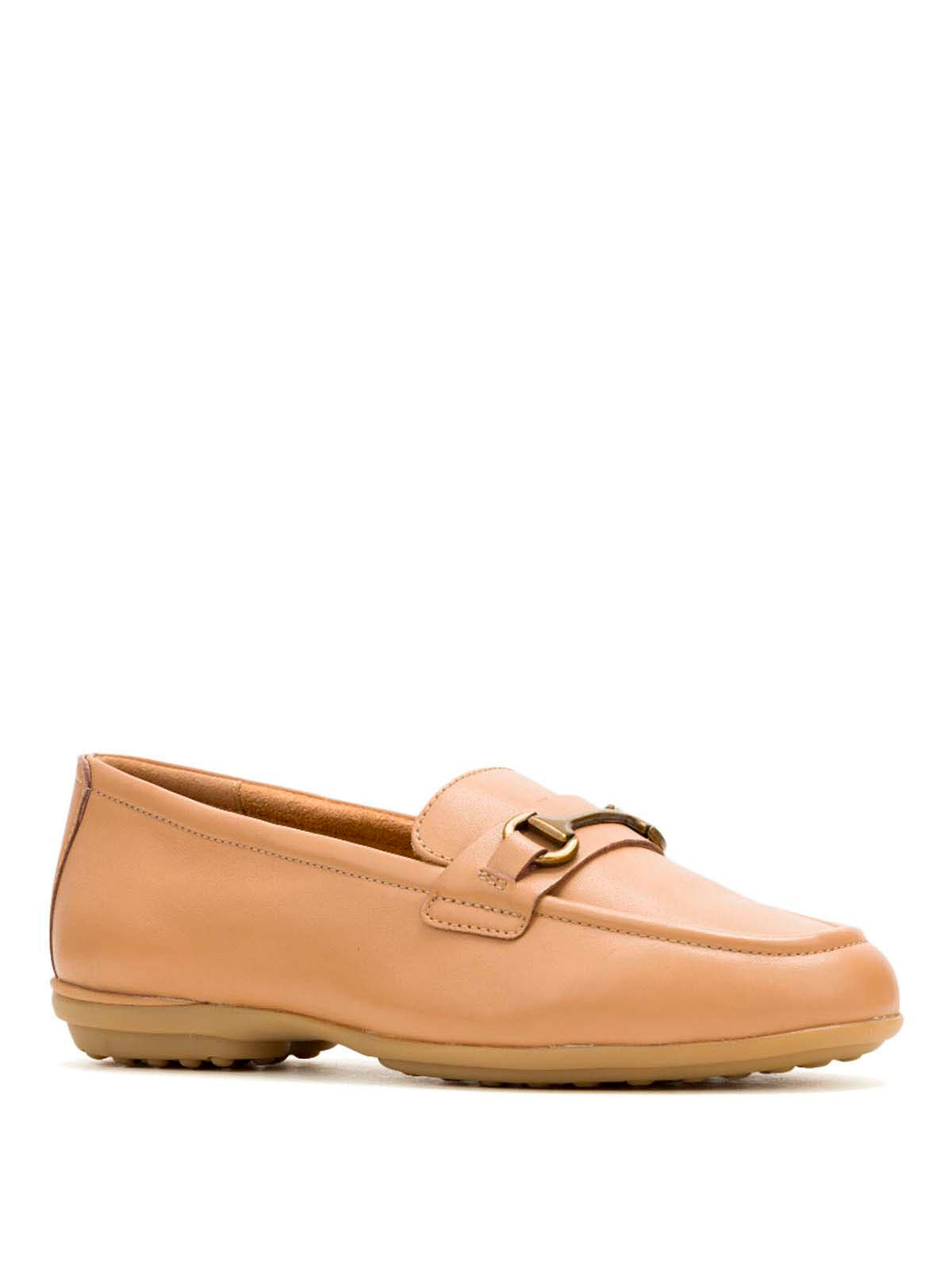 Mocasin Cuero Mujer Alice Bit Loafer Café