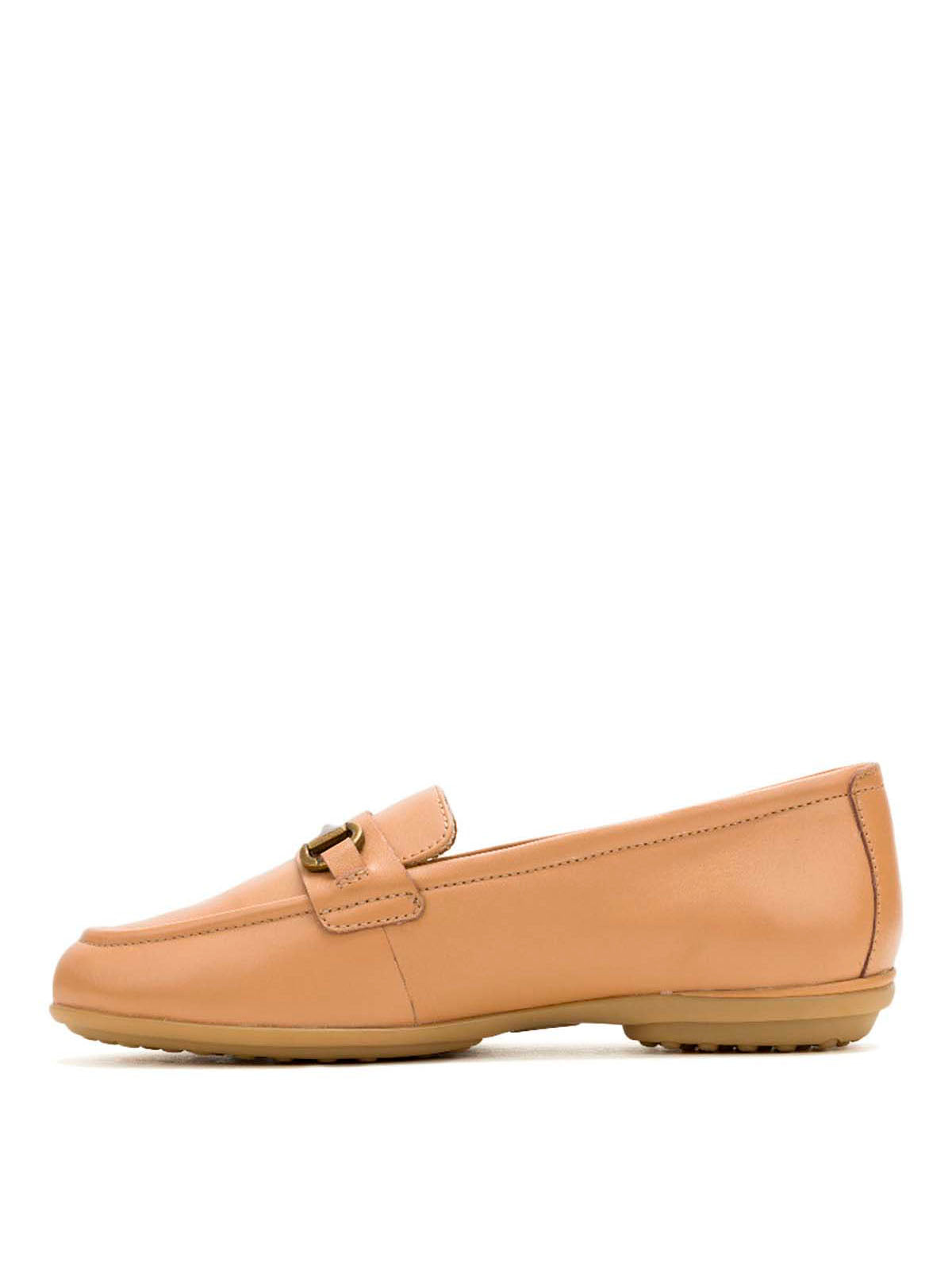 Mocasin Cuero Mujer Alice Bit Loafer Café