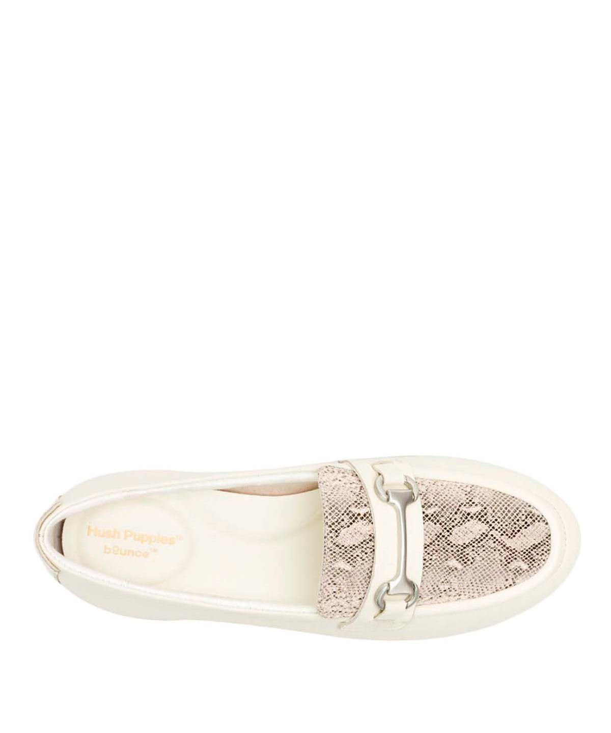 Mocasin Cuero Mujer Alice Bit Loafer Blanco