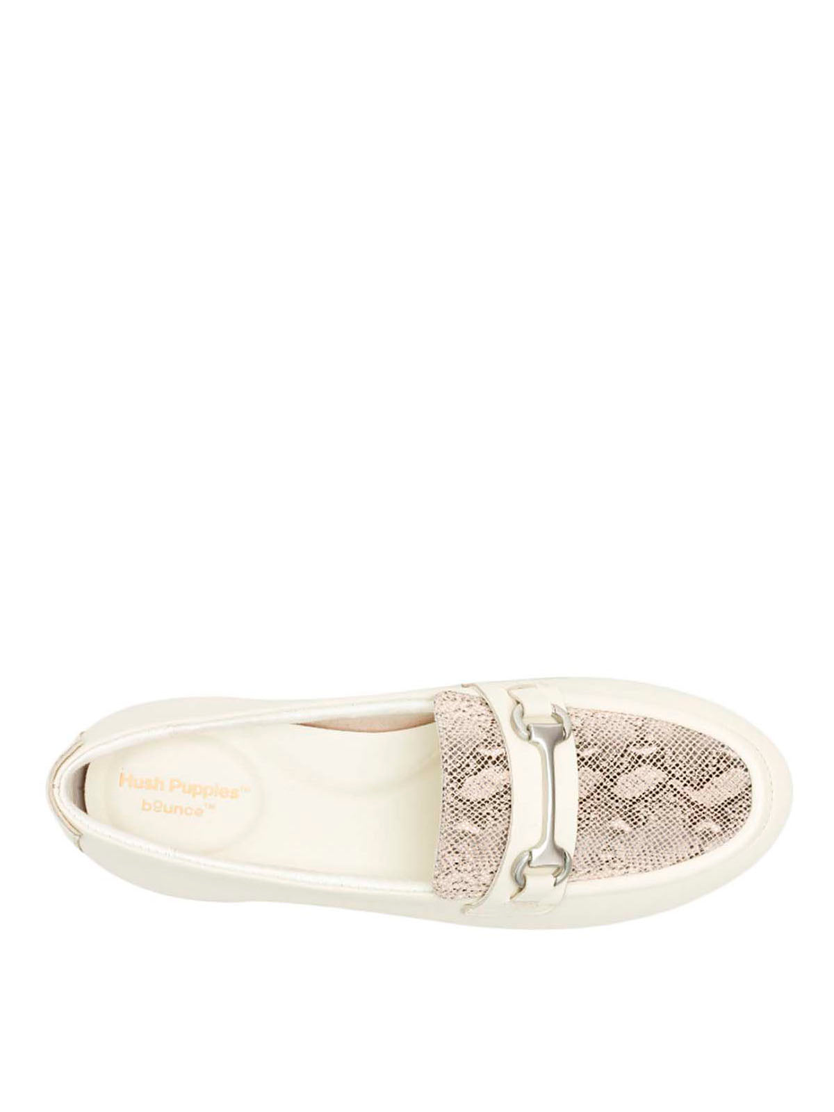 Mocasin Cuero Mujer Alice Bit Loafer Blanco