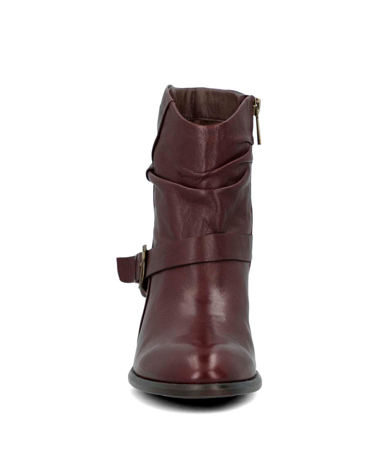 Botin Cuero Mujer Marita Burdeo