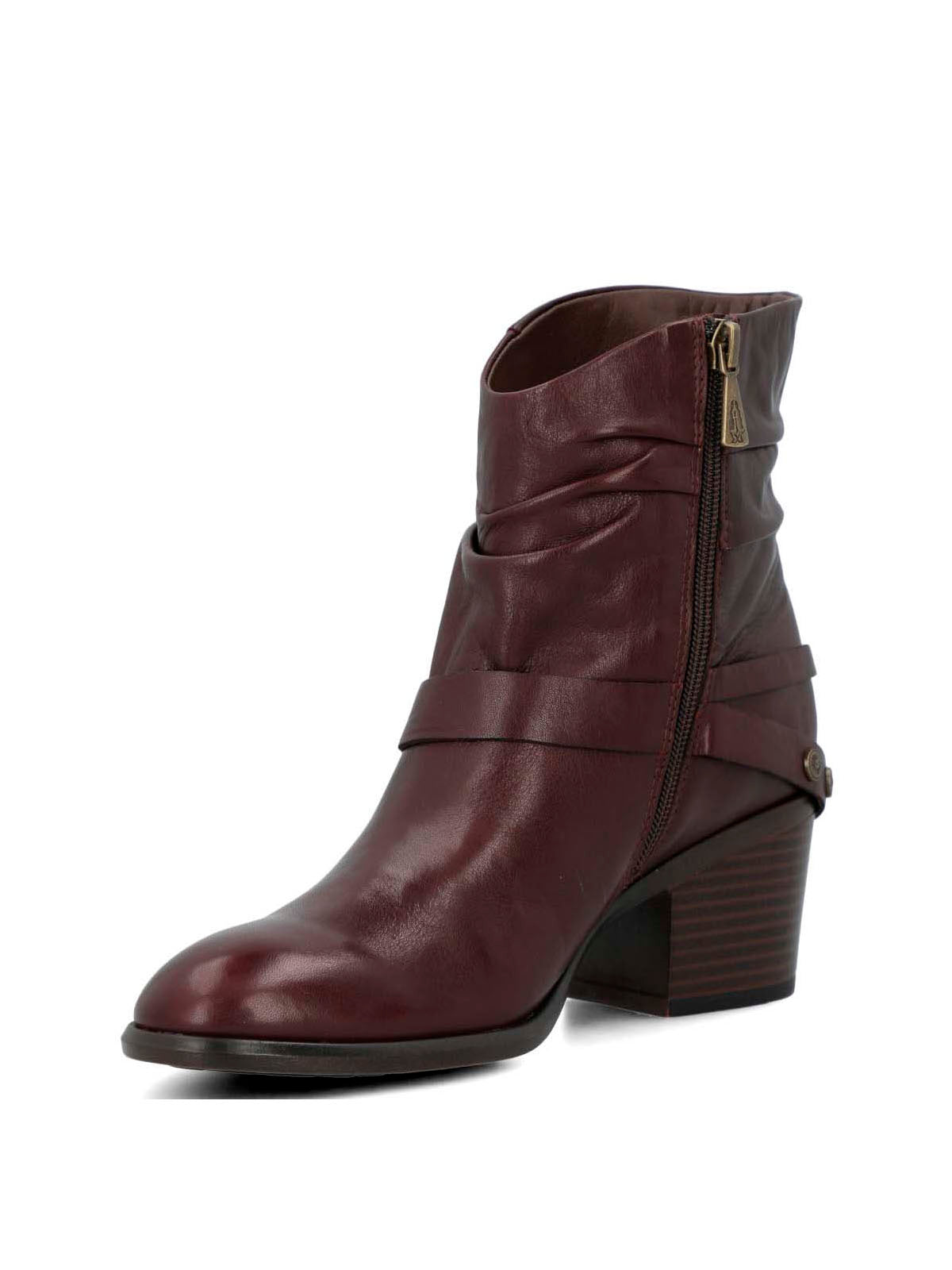 Botin Cuero Mujer Marita Burdeo