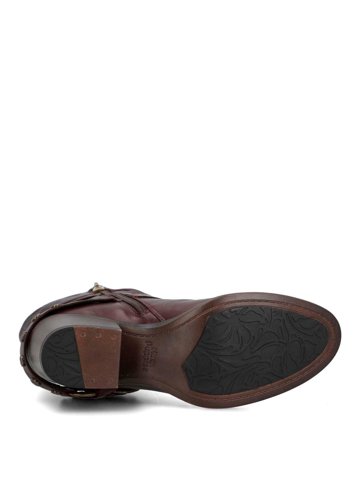 Botin Cuero Mujer Marita Burdeo