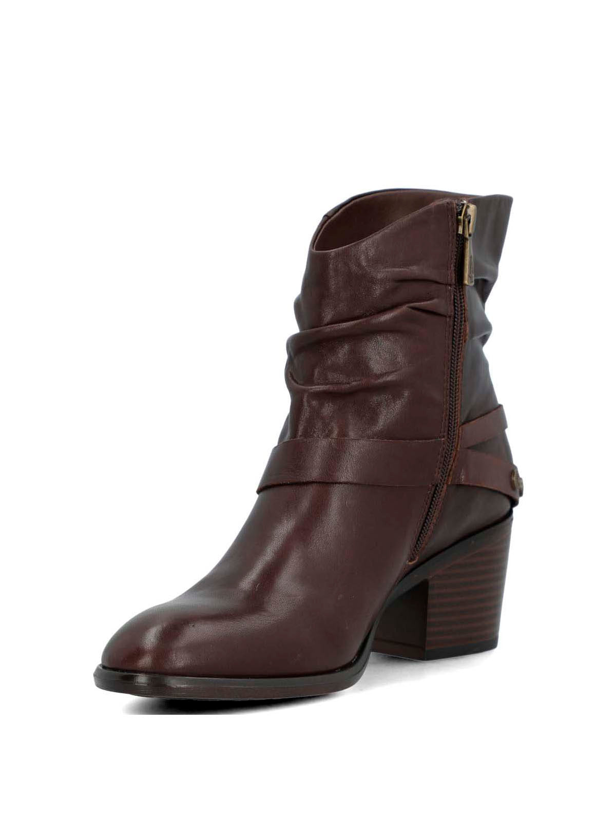 Botin Cuero Mujer Marita Café