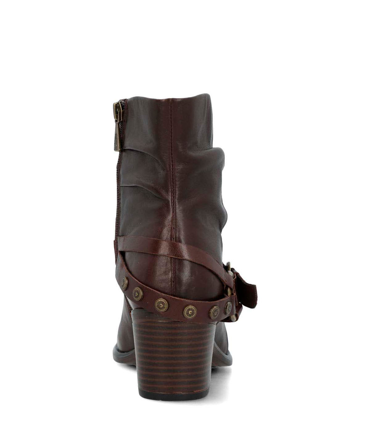Botin Cuero Mujer Marita Café