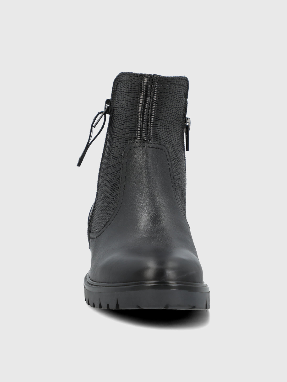 Botin Cuero Mujer Briller Negro