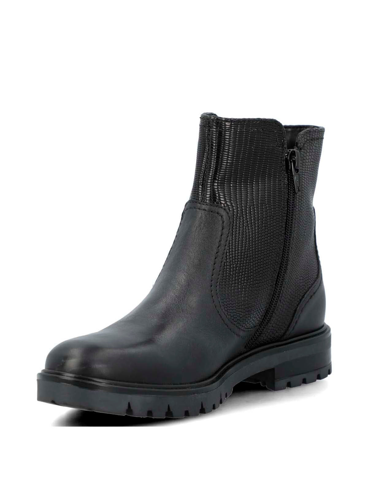 Botin Cuero Mujer Briller Negro