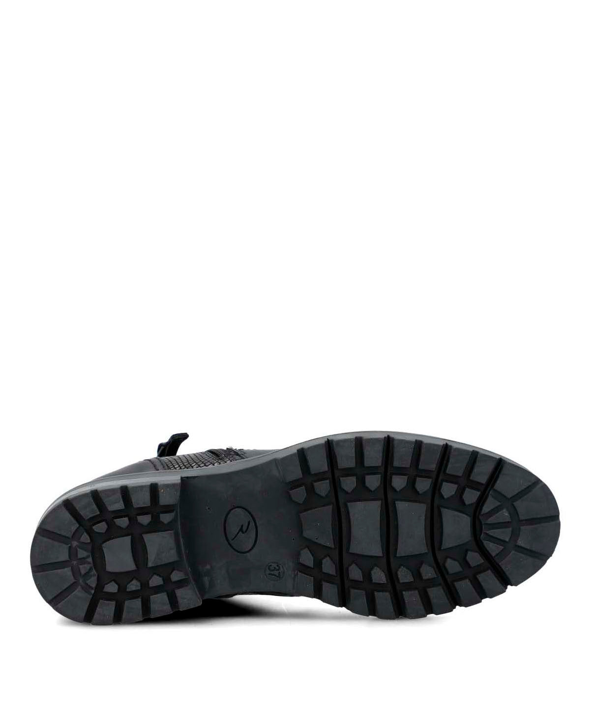 Botin Cuero Mujer Briller Negro