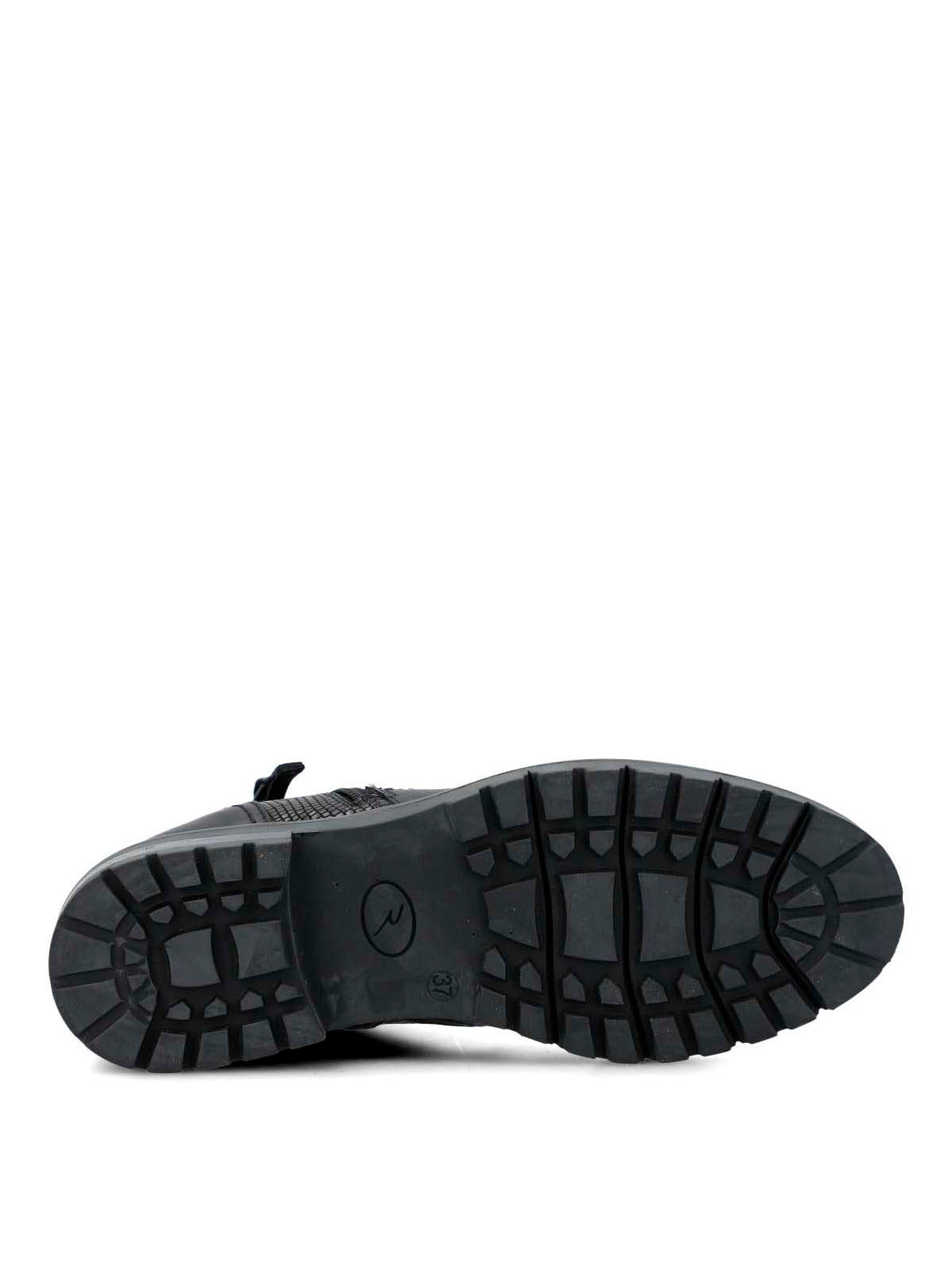 Botin Cuero Mujer Briller Negro