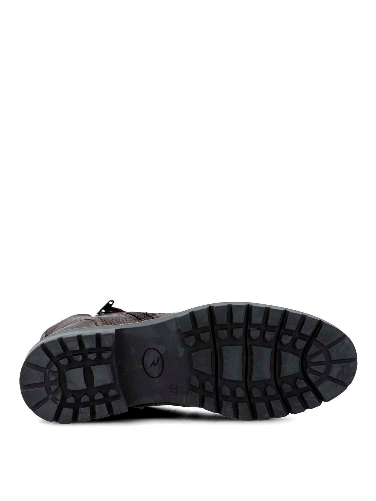 Botin Cuero Mujer Briller Burdeo