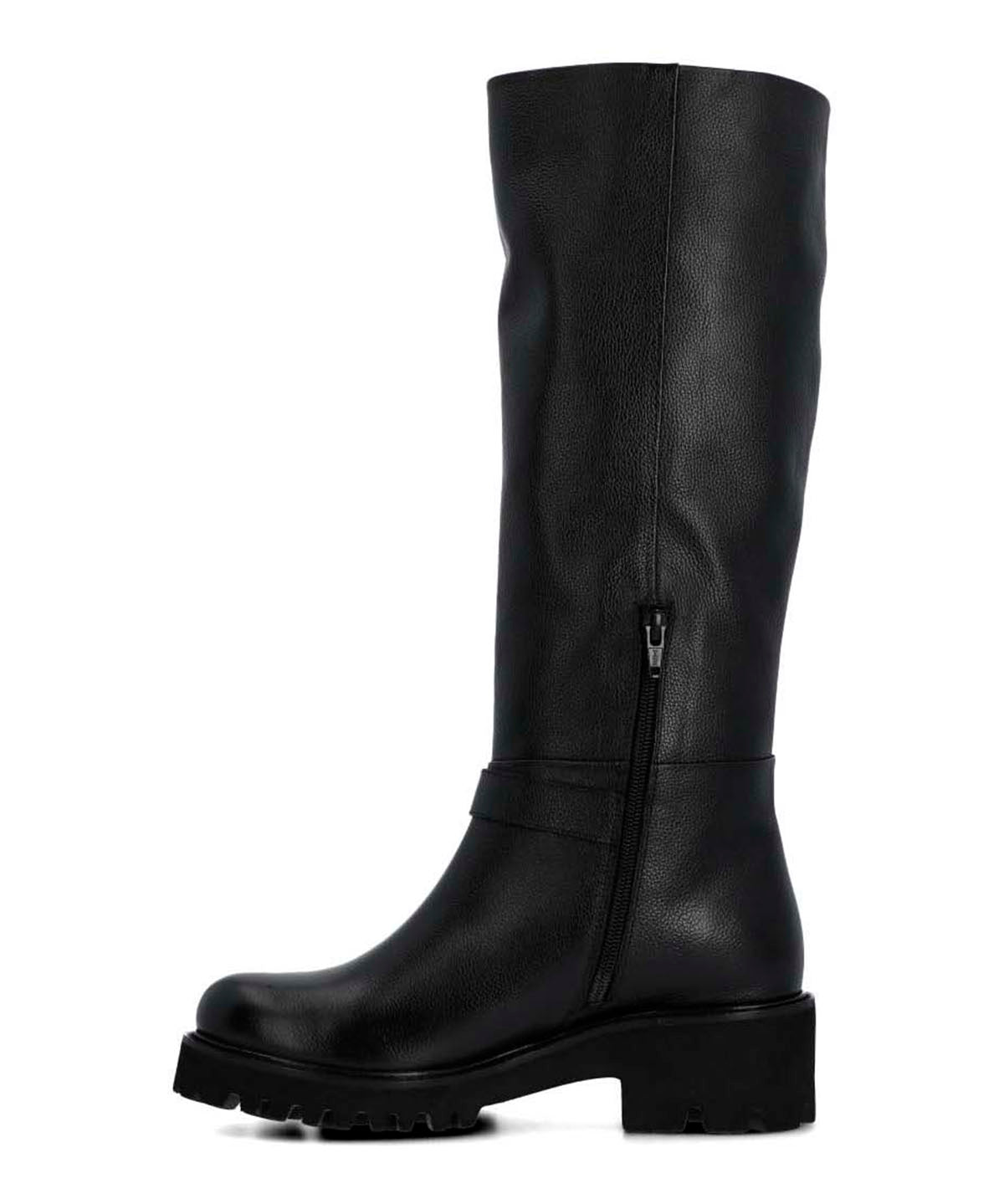 Bota Cuero Mujer Blisda Negra