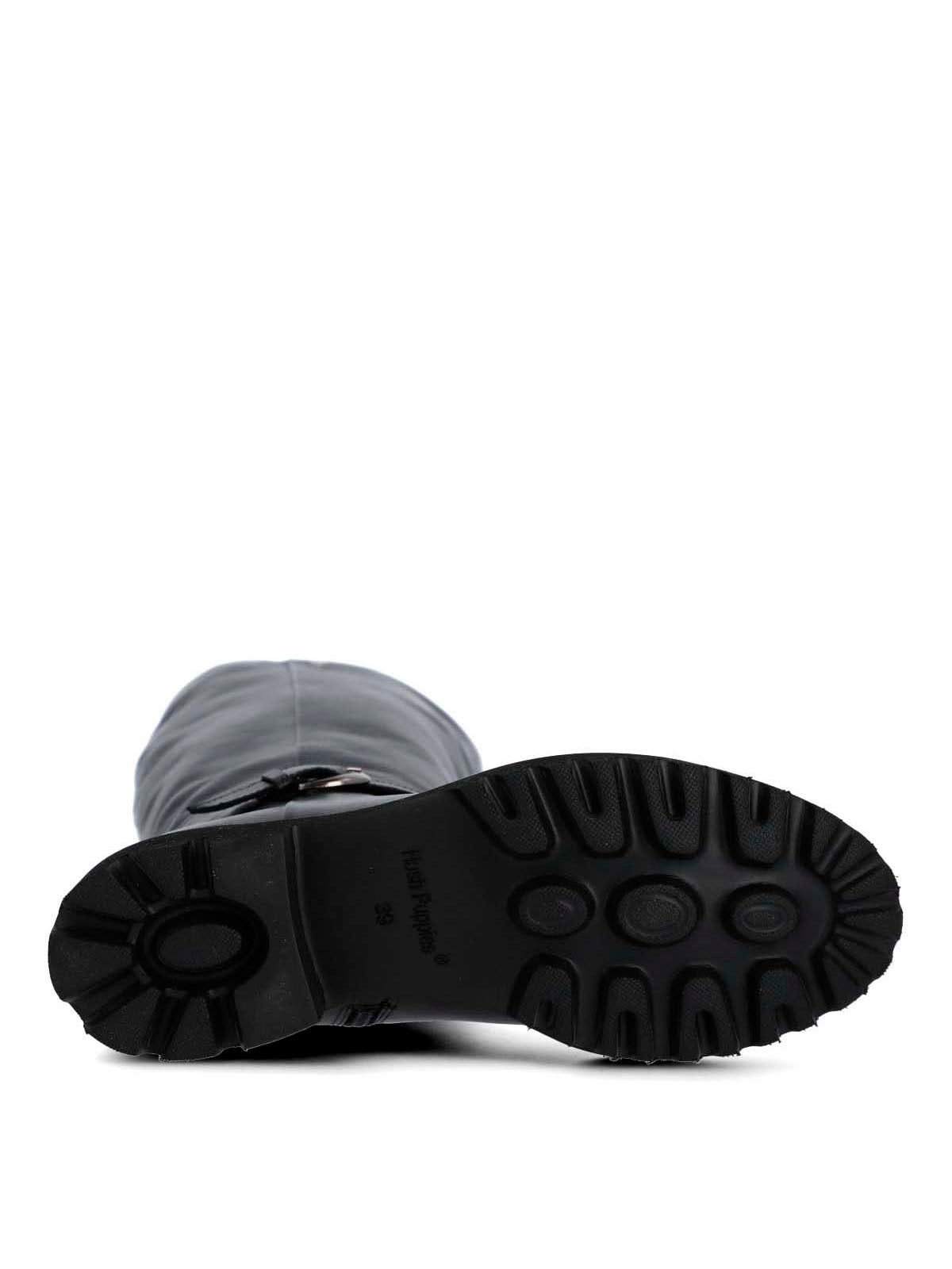 Bota Cuero Mujer Blisda Negra