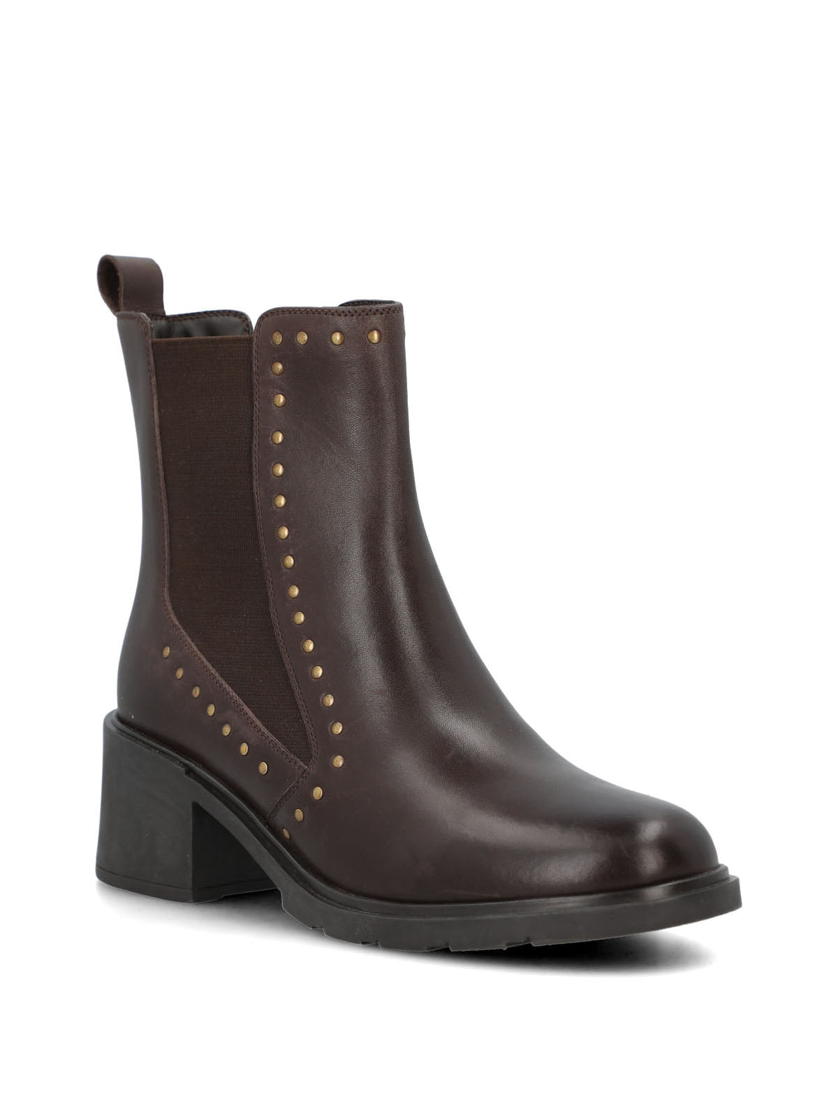 Botin Cuero Mujer Lamas Café
