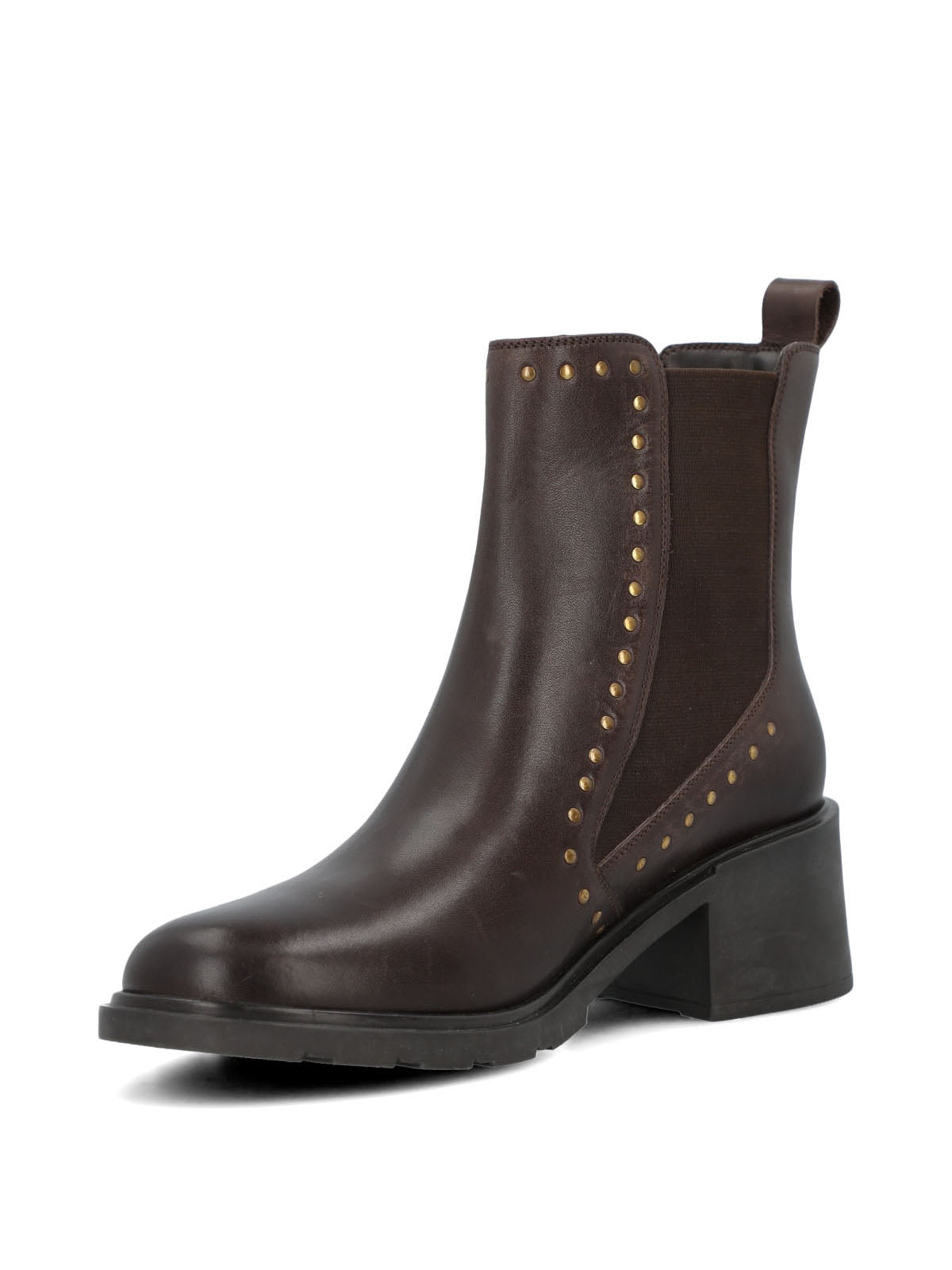Botin Cuero Mujer Lamas Café