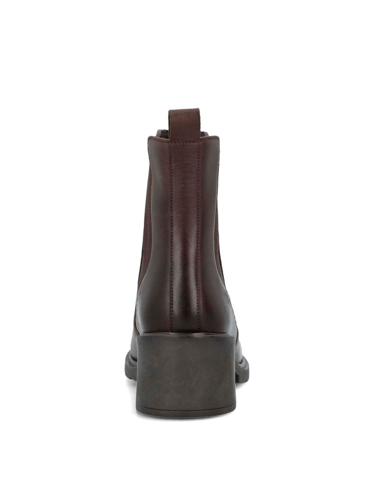 Botin Cuero Mujer Lamas Café