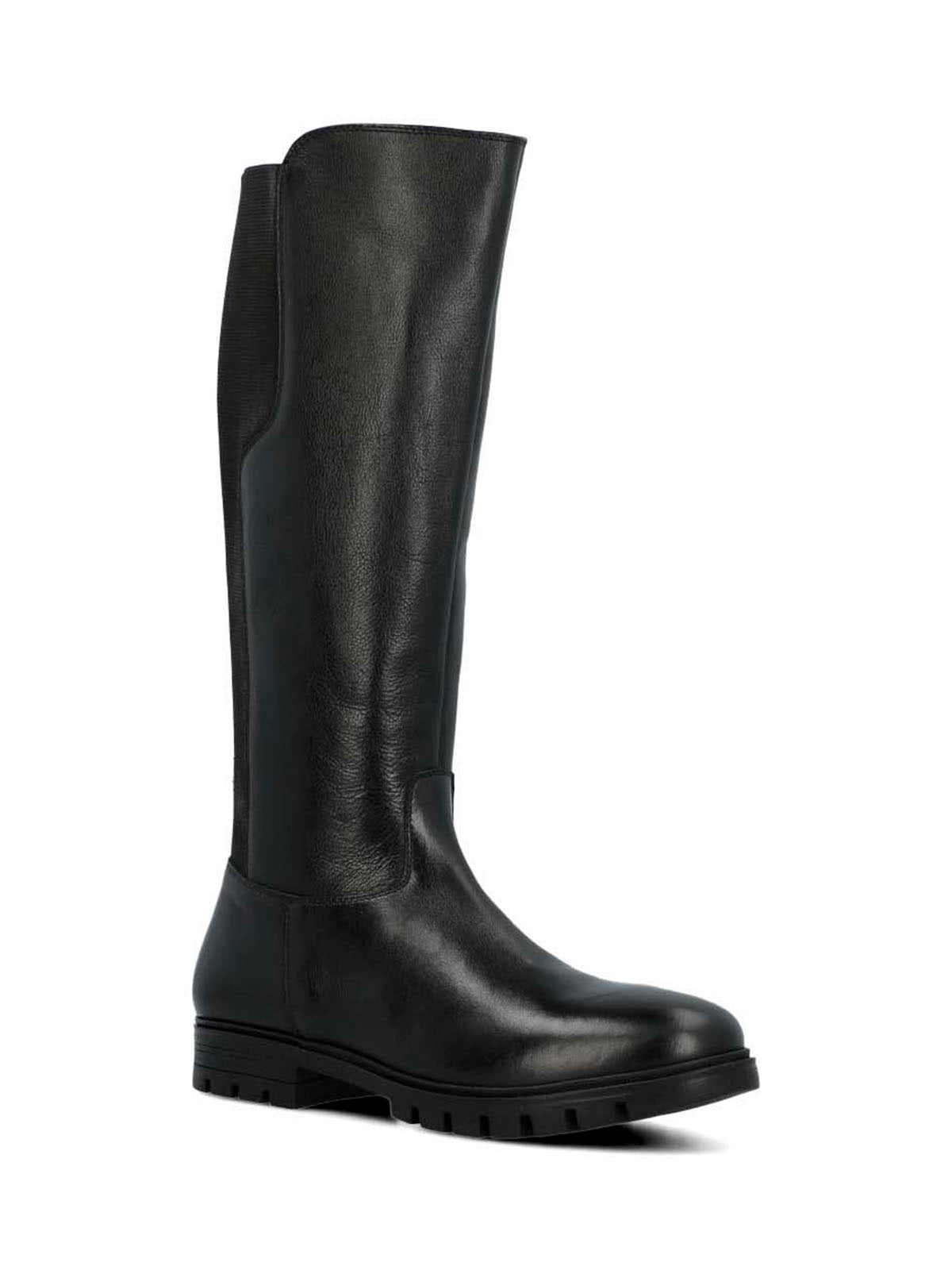 Bota Cuero Mujer Marcella Negra