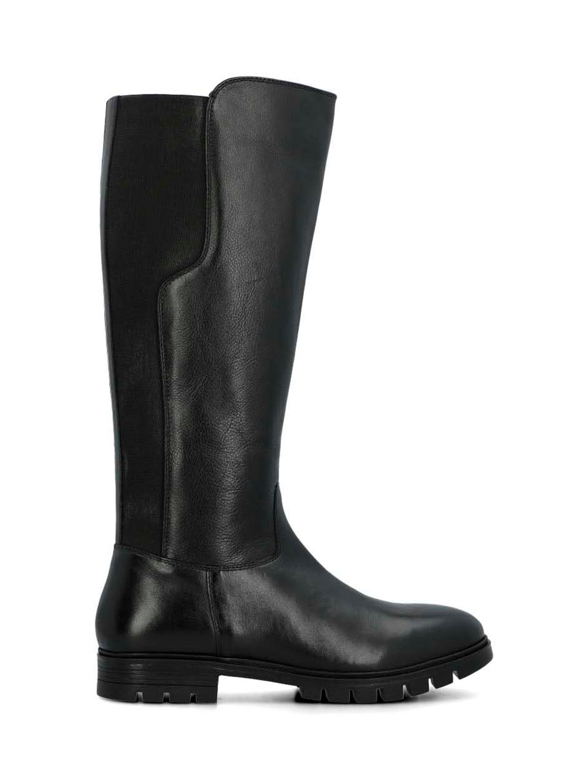 Bota Cuero Mujer Marcella Negra