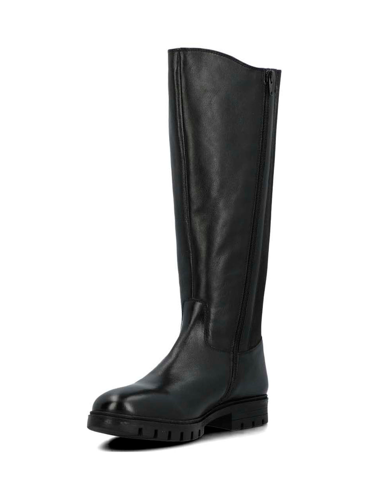 Bota Cuero Mujer Marcella Negra