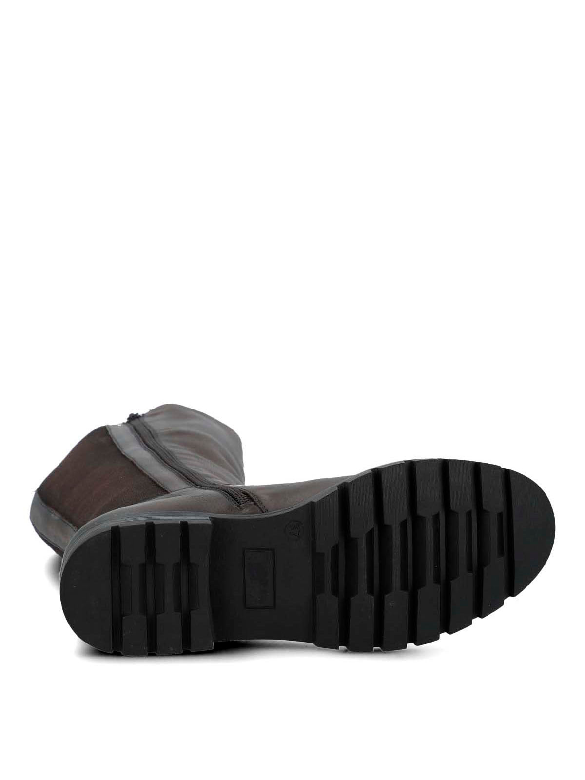 Bota Cuero Mujer Marcella Café