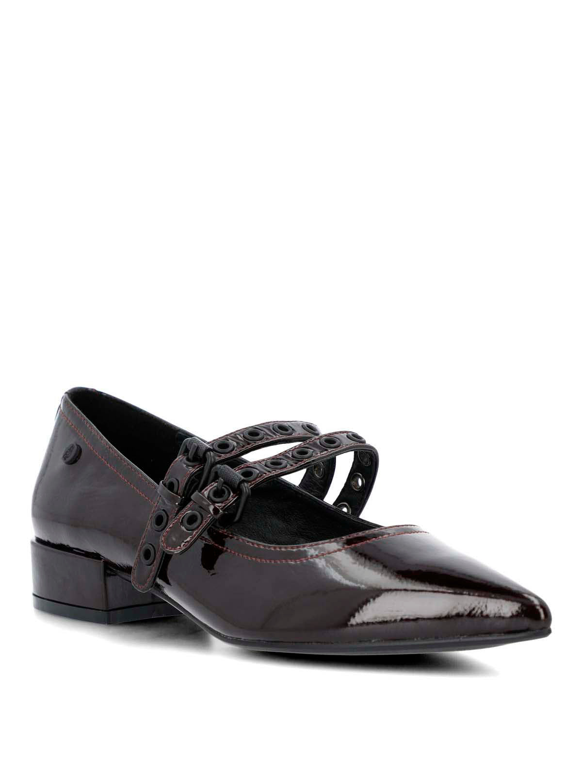 Ballerina Cuero Mujer Saena Rojo-Hush Puppies Chile
