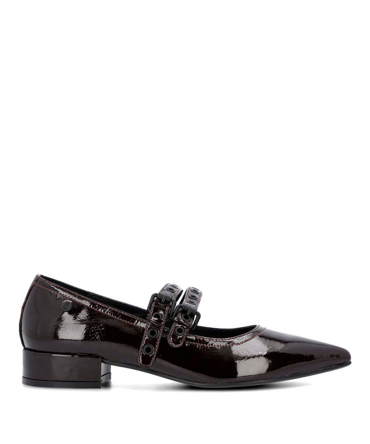 Ballerina Cuero Mujer Saena Rojo-Hush Puppies Chile