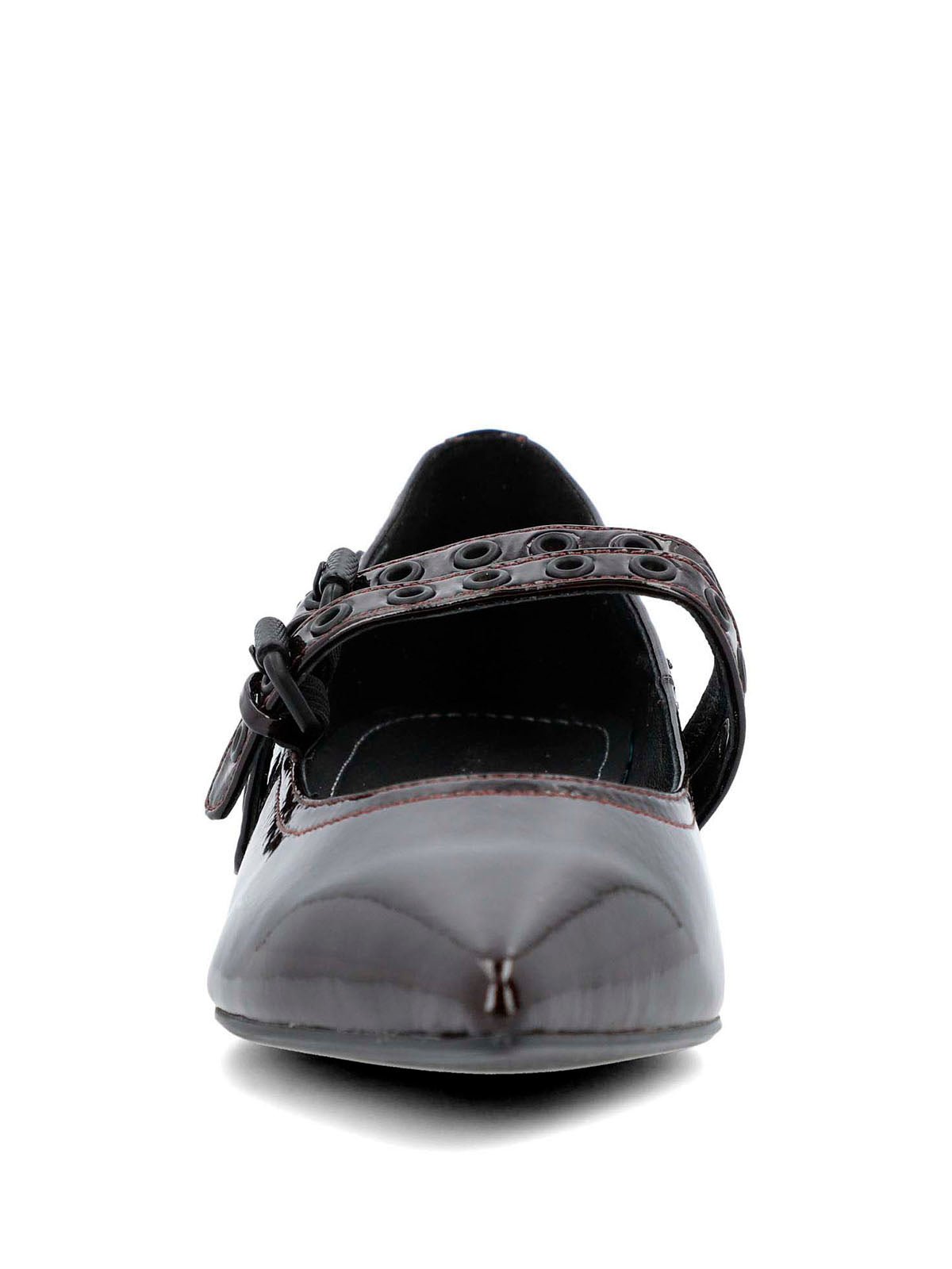 Ballerina Cuero Mujer Saena Rojo-Hush Puppies Chile