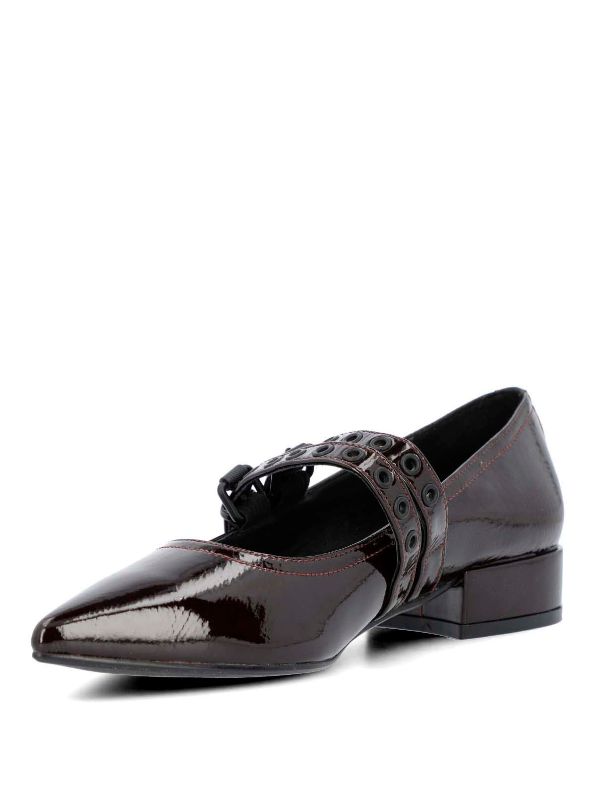 Ballerina Cuero Mujer Saena Rojo-Hush Puppies Chile