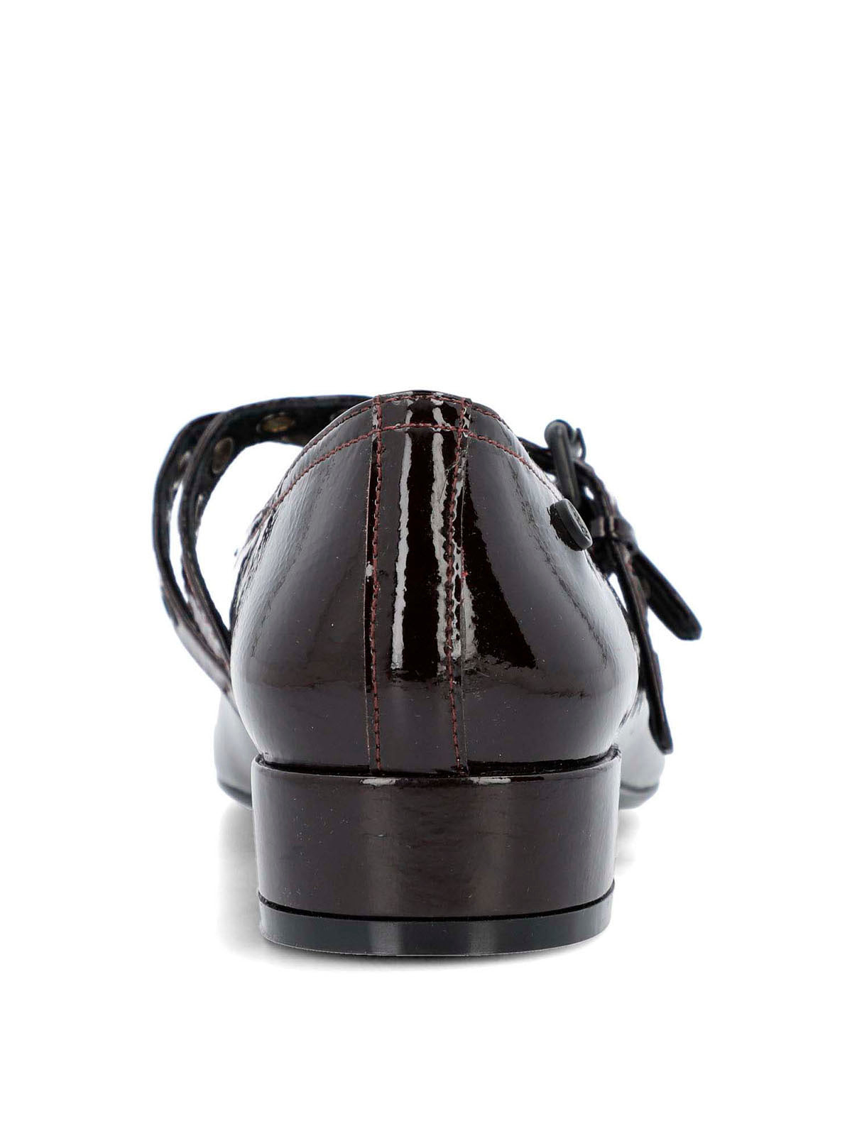 Ballerina Cuero Mujer Saena Rojo-Hush Puppies Chile