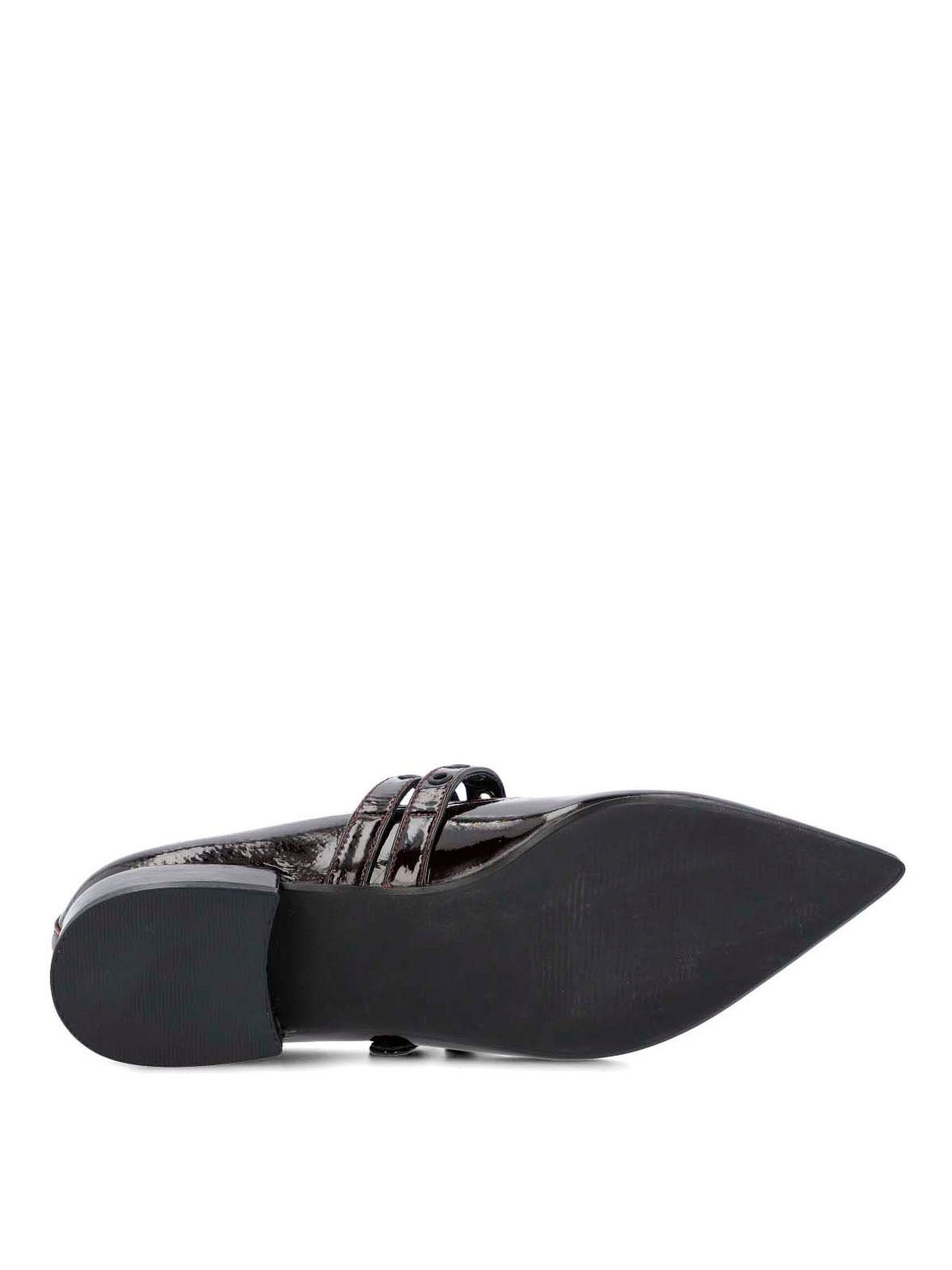 Ballerina Cuero Mujer Saena Rojo-Hush Puppies Chile