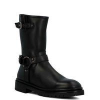 Bota Cuero Mujer Ribek Negra