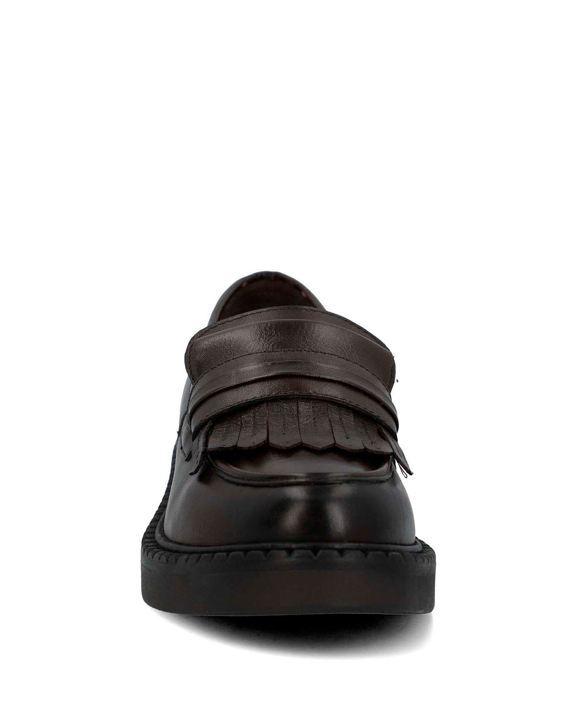 Mocasin Cuero Mujer Flipy Café