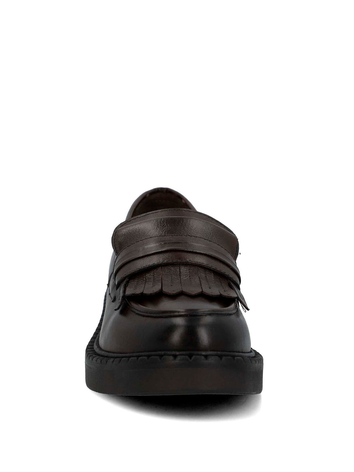 Mocasin Cuero Mujer Flipy Café