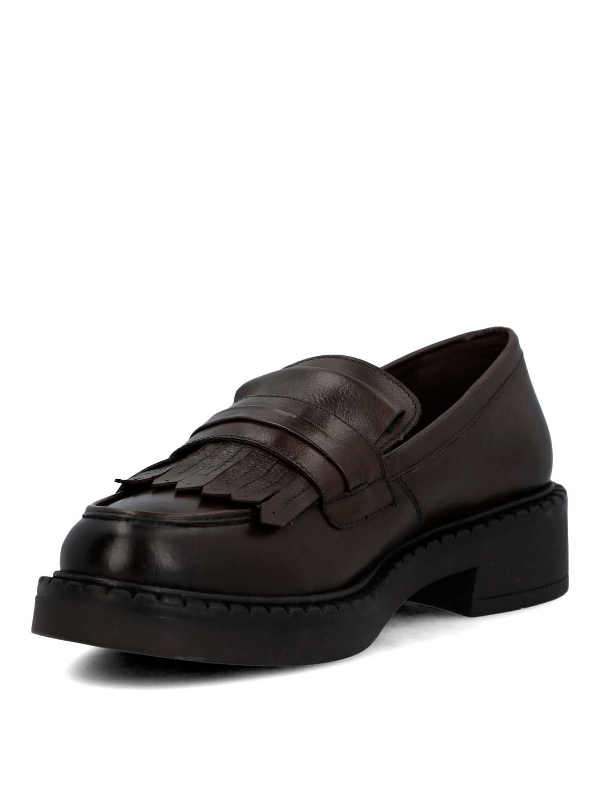 Mocasin Cuero Mujer Flipy Café