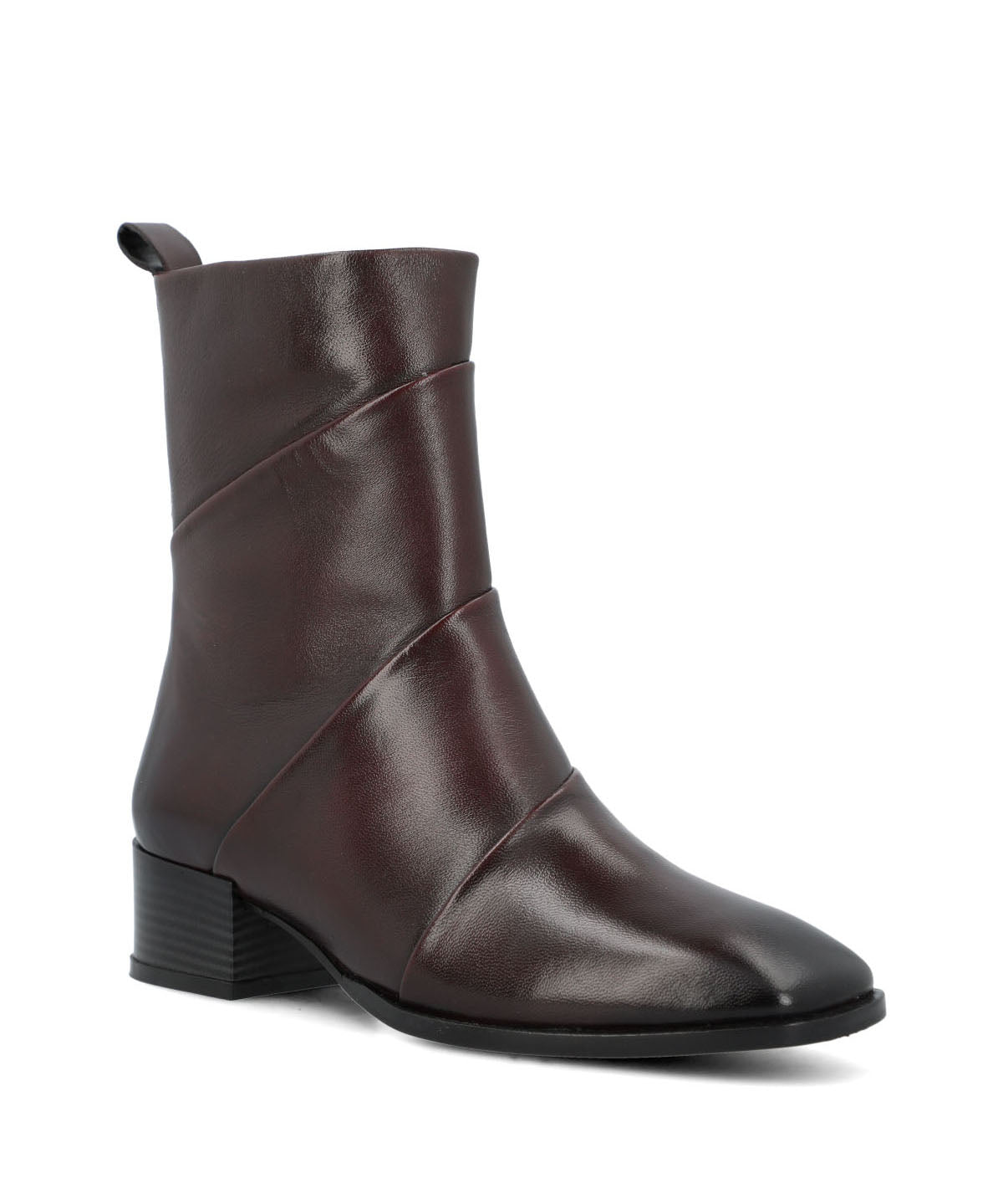 Botin Cuero Mujer Ivvy Ii Burdeo